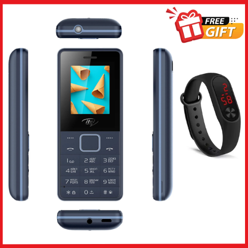 ORIGINAL Itel 2160 1.77" Dual SIM Feature Phones kabambe Katululu Camera Torch 1000 MAh Battery wireless FM Button phone.Has a superb sound and a good speaker system.