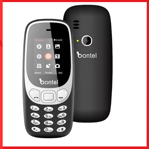 NEW ORIGINAL BONTEL 3310 1.77" DISPLAY FM RADIO 1000 MAH BATTERY KABAMBE/KATULULU/MULIKA MWIZI CHEAP FEATURE PHONE