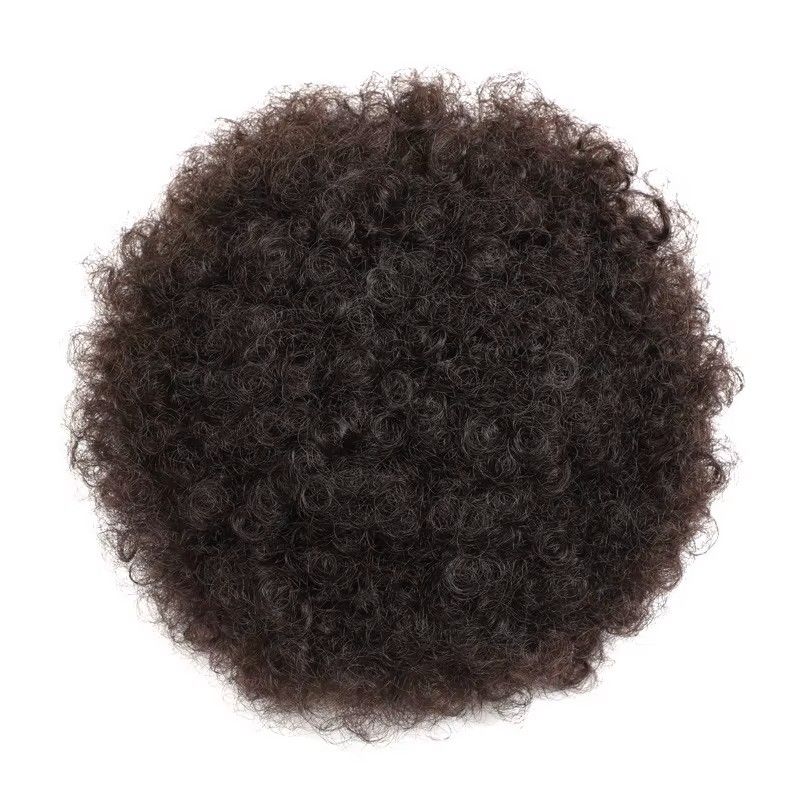 Afro Kinky Curly Style Hair Buns Extension