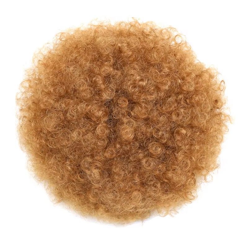 Afro Kinky Curly Style Hair Buns Extension