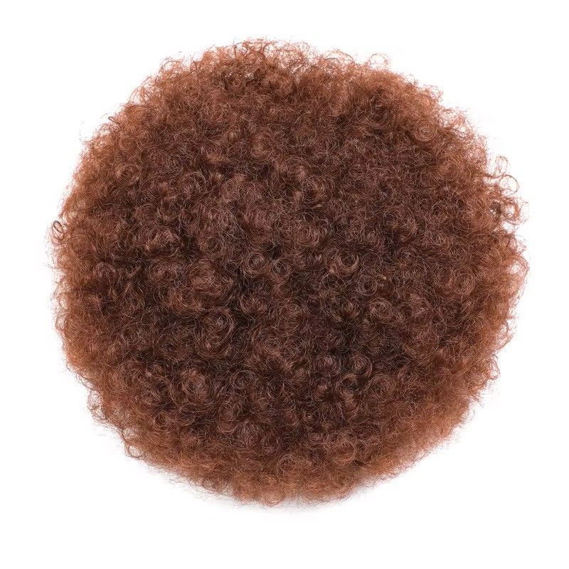 Afro Kinky Curly Style Hair Buns Extension