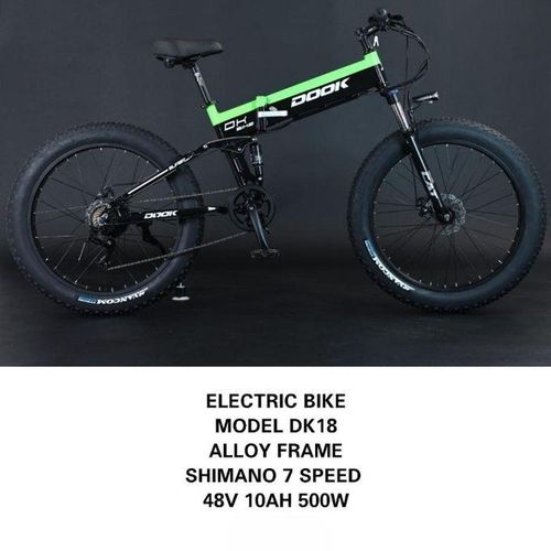DK 18 Alloy Frame Shimano 7 Speed 48V 10Ah 500W Electric Bikes