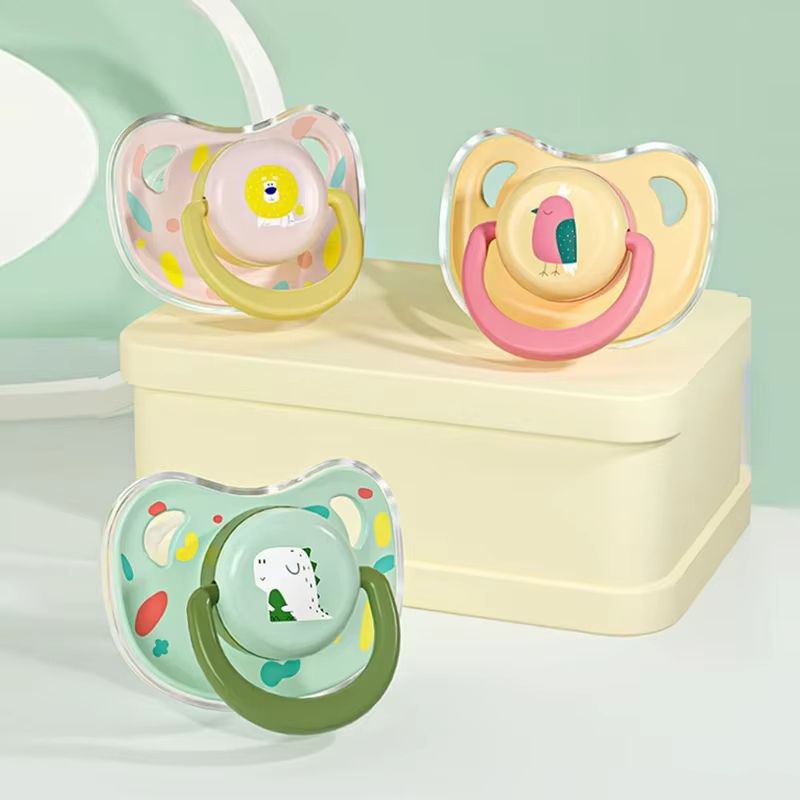 Silicone Baby Nipple BPA Free Infant Baby Animal Cartoon Pacifier Food Grade Dummies Newborn Soother for Baby Gift