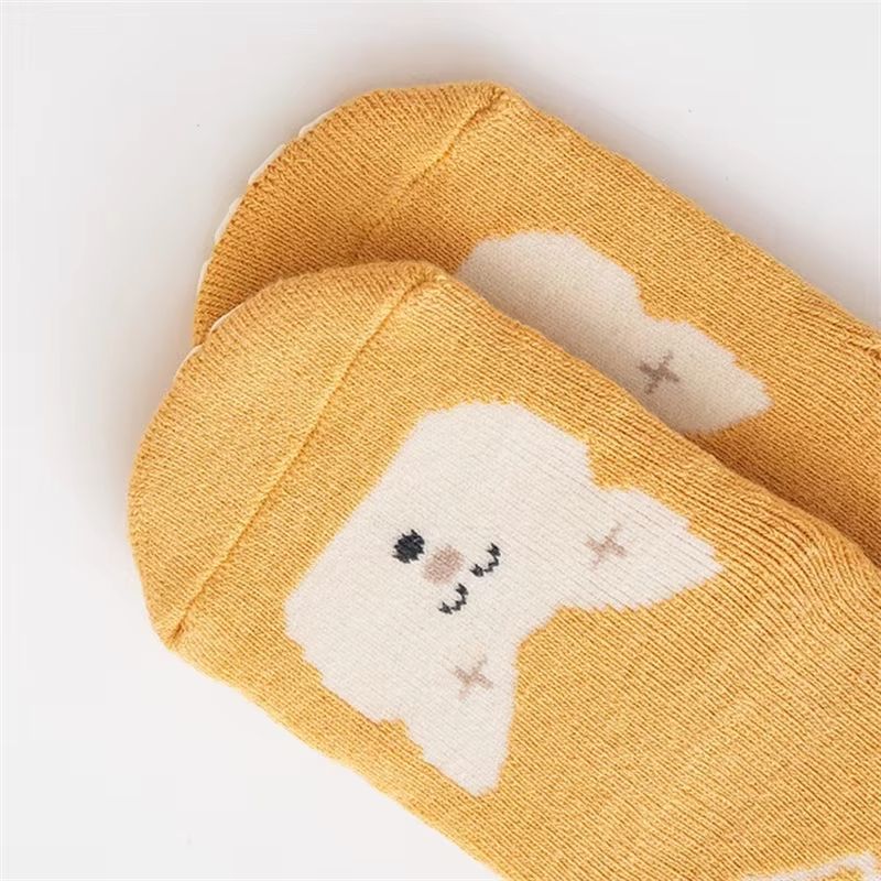 3 Pairs/lot Toddler Boy Girls Floor Socks Thicken Baby Non-slip Thermal Socks Children Clothing Accessories