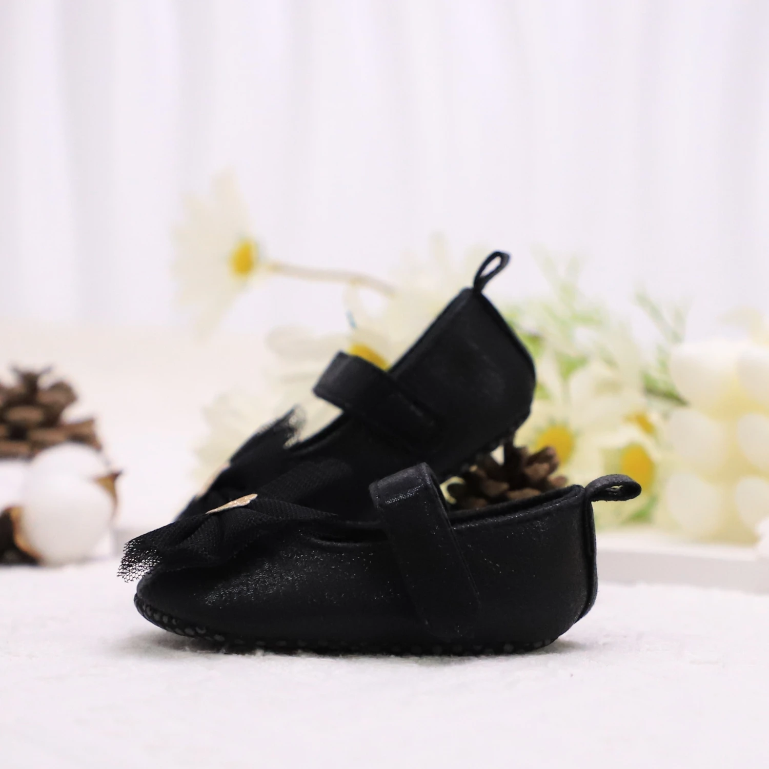 Baby Step Shoes Baby's First Pair of Toddler Shoes Baby Shoes Breathable Non-slip Girls Fashion Shoes Princess Lace Style