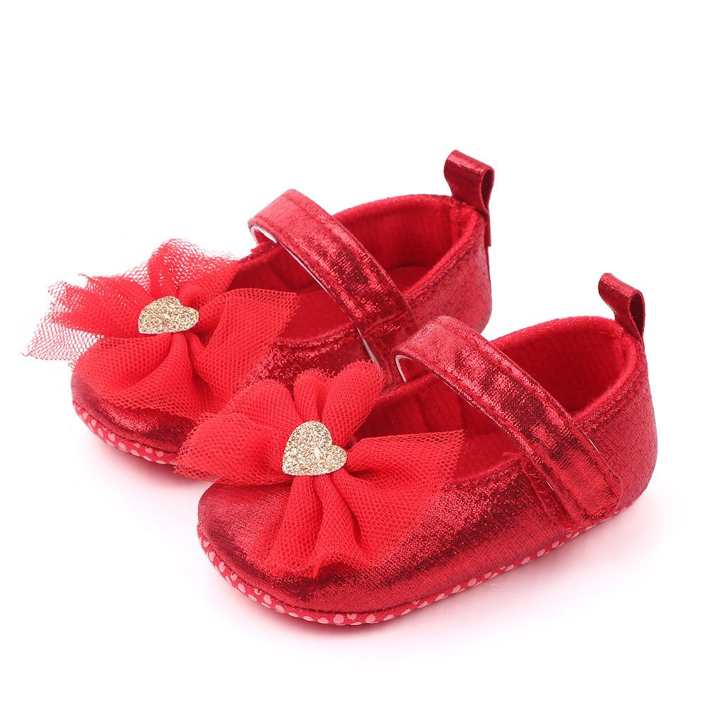 Baby Step Shoes Baby's First Pair of Toddler Shoes Baby Shoes Breathable Non-slip Girls Fashion Shoes Princess Lace Style