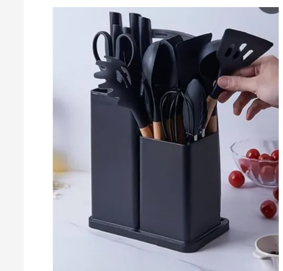 Silicon 19pcs Silicone Spoons