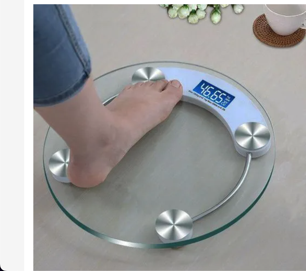 Digital Glass Weight Machine for body weight Round Personal weighing scale for home use Bathroom Weighing Machine