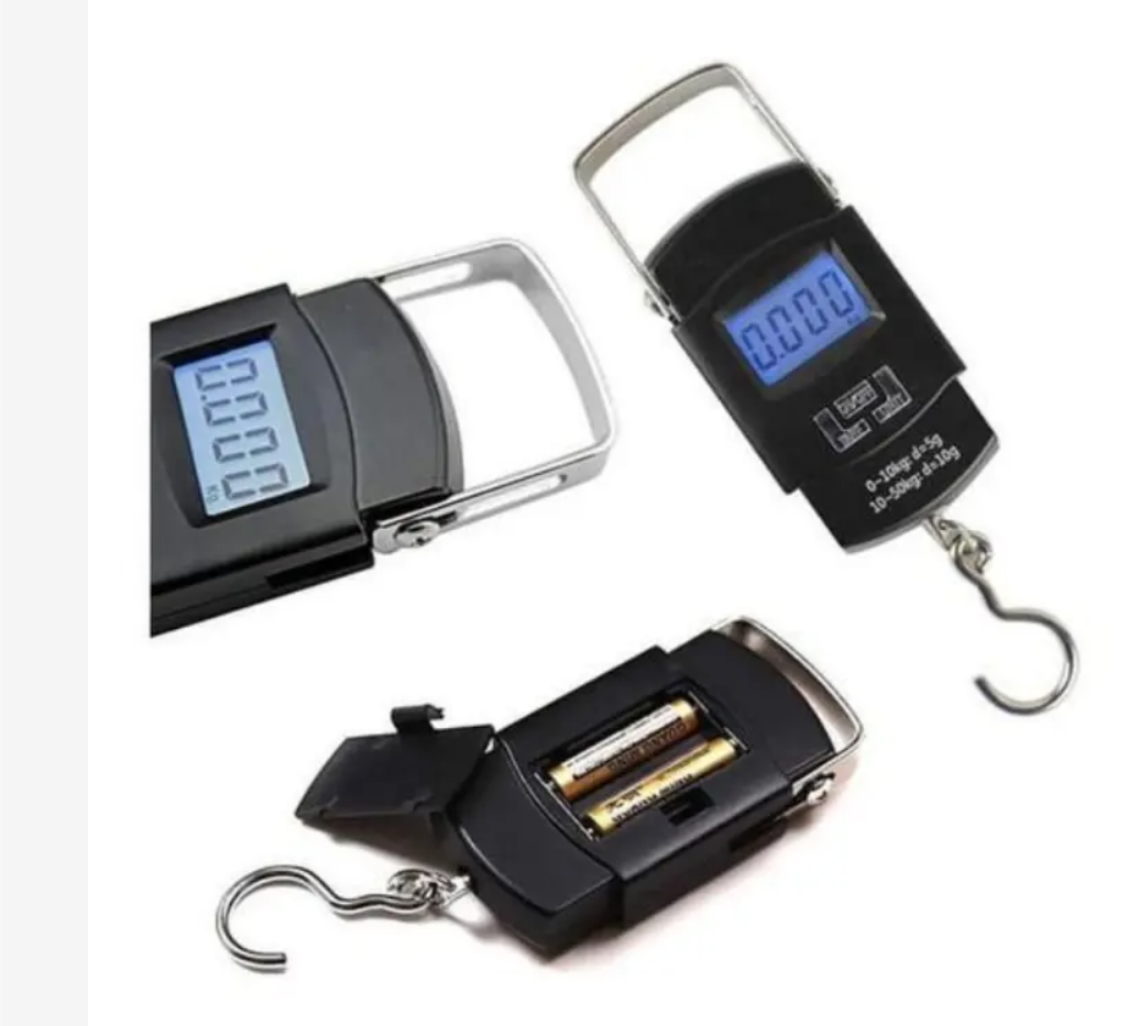 50 kg portable hanging weighing scale 50 Kg/110Lbs Electronic Portable LCD Digital Scale High Precision Luggage Weight Scale Balance Electronic Scale Digital Portable Hook 50 Kg Weighing Scale