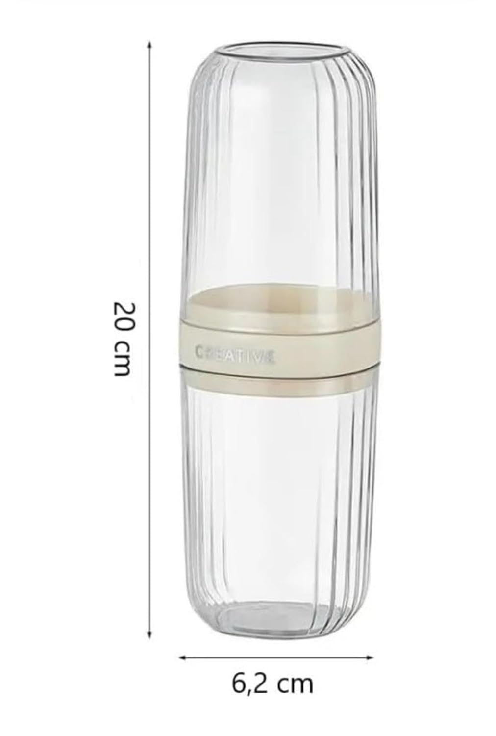 Portable Transparent Toothbrush Cover case Toothbrush Holder & Anti-Bacterial Tooth Brush Holder Bathroom | Germ Protection