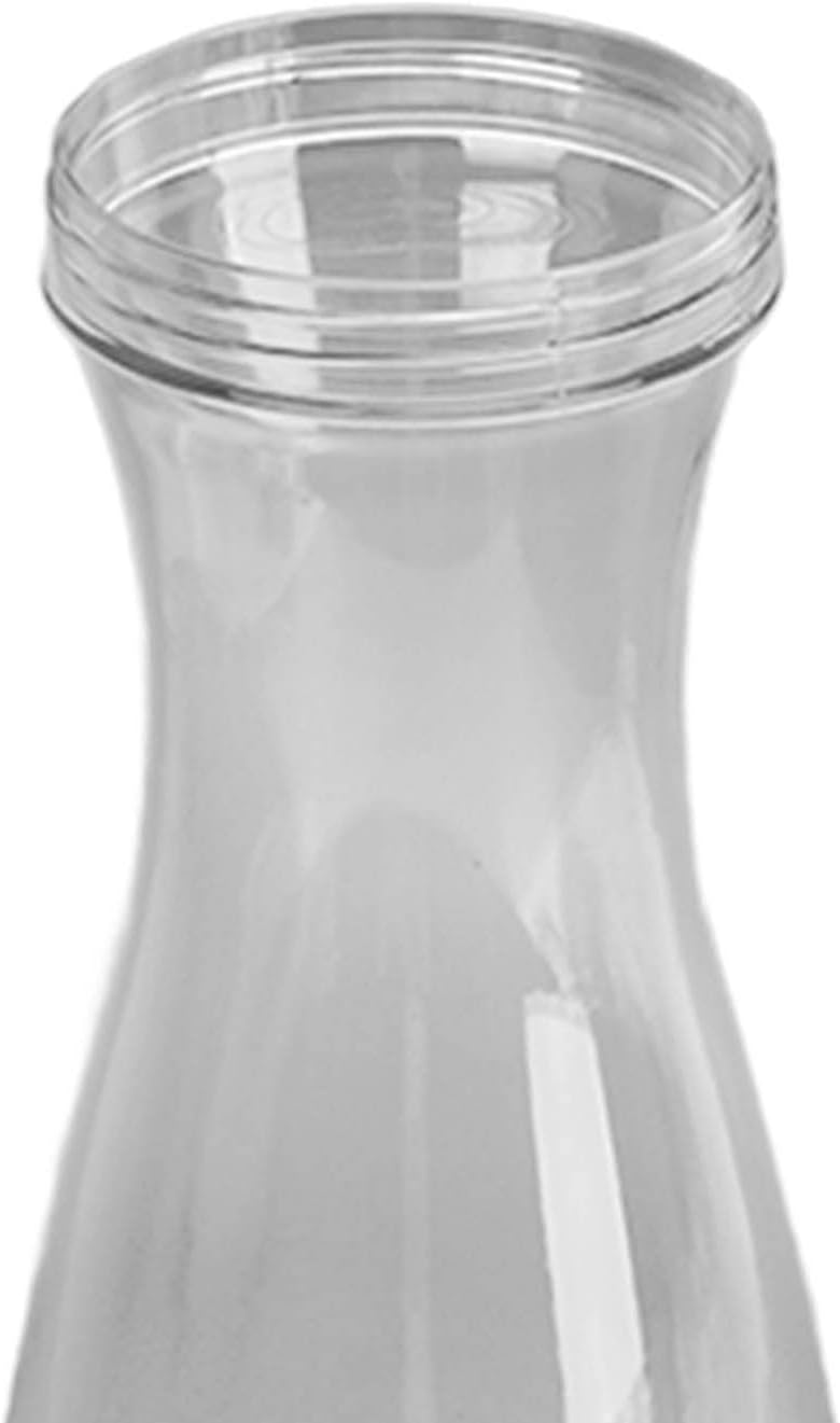 Juice Bottles with Lids,1000ml Transparent Beverage Bottle Leak-Proof Reusable Drinking Bottle Used for Work Gym Home Storage of Juice and Water