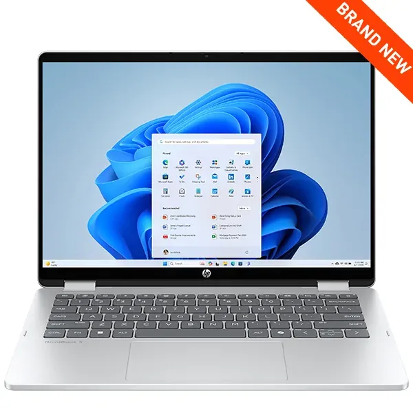 Brand New HP Omnibook 5 Flip 14-fp0023dx Intel Core i7 150U 16GB RAM 512GB SSD 14 Inch 2K Touchscreen Display 2 in 1 laptop New Laptops comes with a 360-degree hinge Windows 11