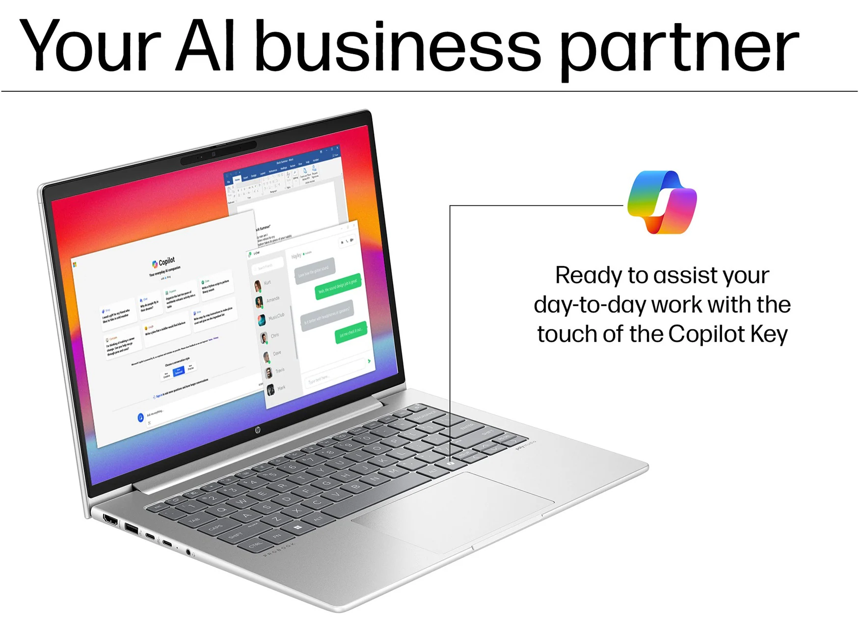 Brand New HP ProBook 440 G11 Intel® Core™ Ultra 7 15th Gen 16GB RAM 512GB SSD 14inch FHD DOS Fingerprint Reader, Backlit Keyboard New Laptops Pike Silver New Hp Laptop