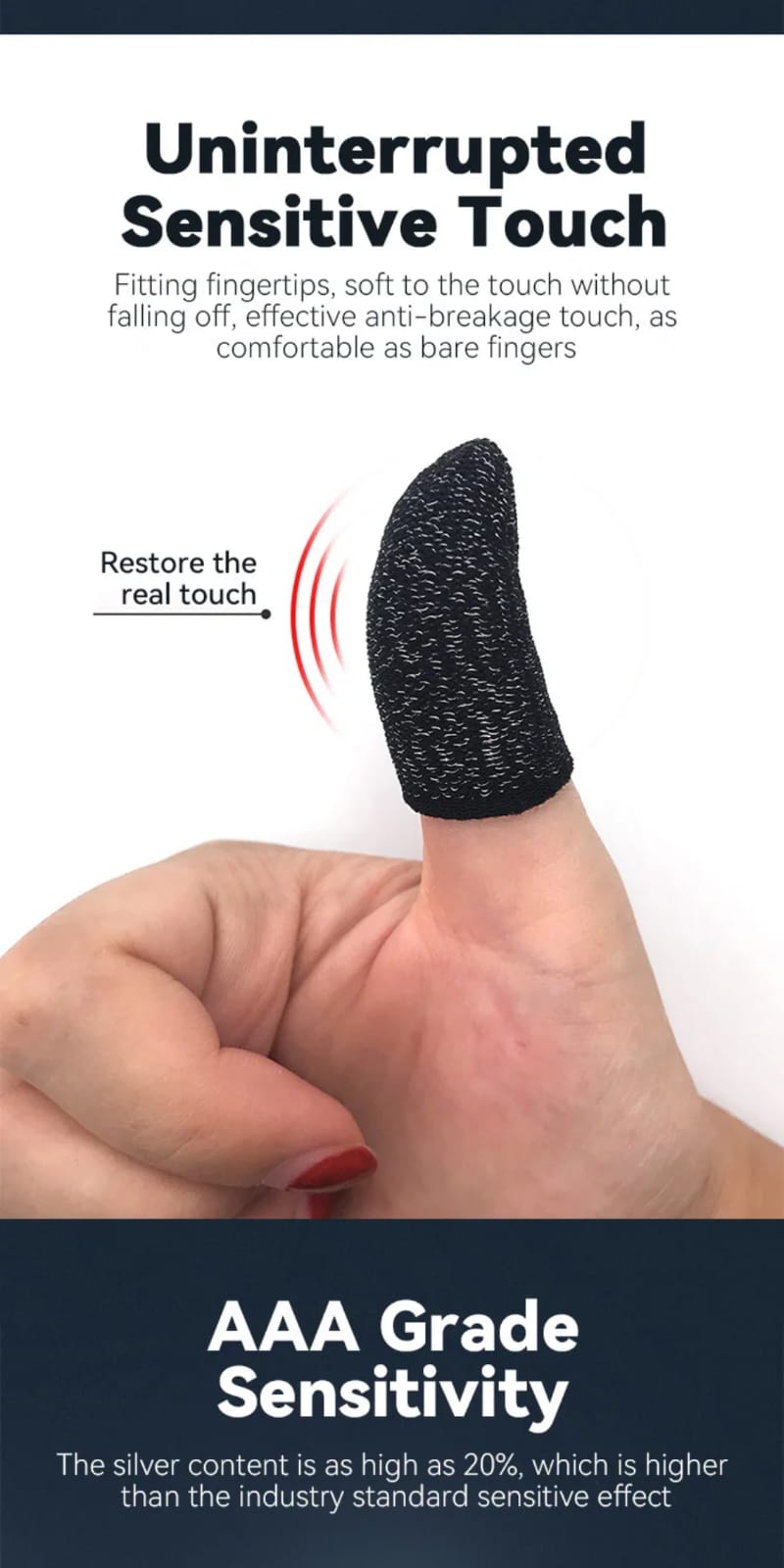 🎮 New Gaming Finger Sleeves (Mobile Gaming Pro Edition) 🎮