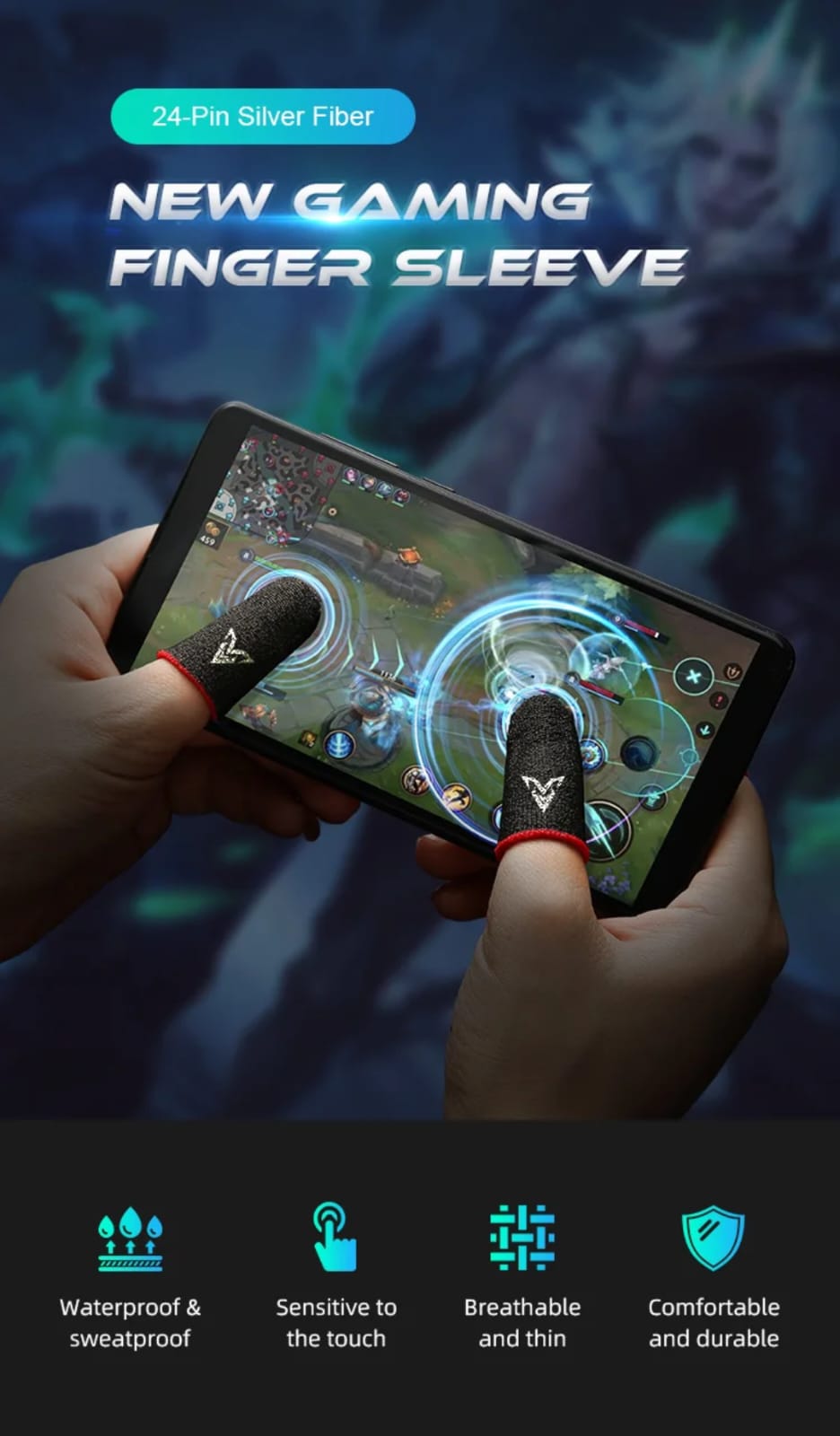 🎮 New Gaming Finger Sleeves (Mobile Gaming Pro Edition) 🎮