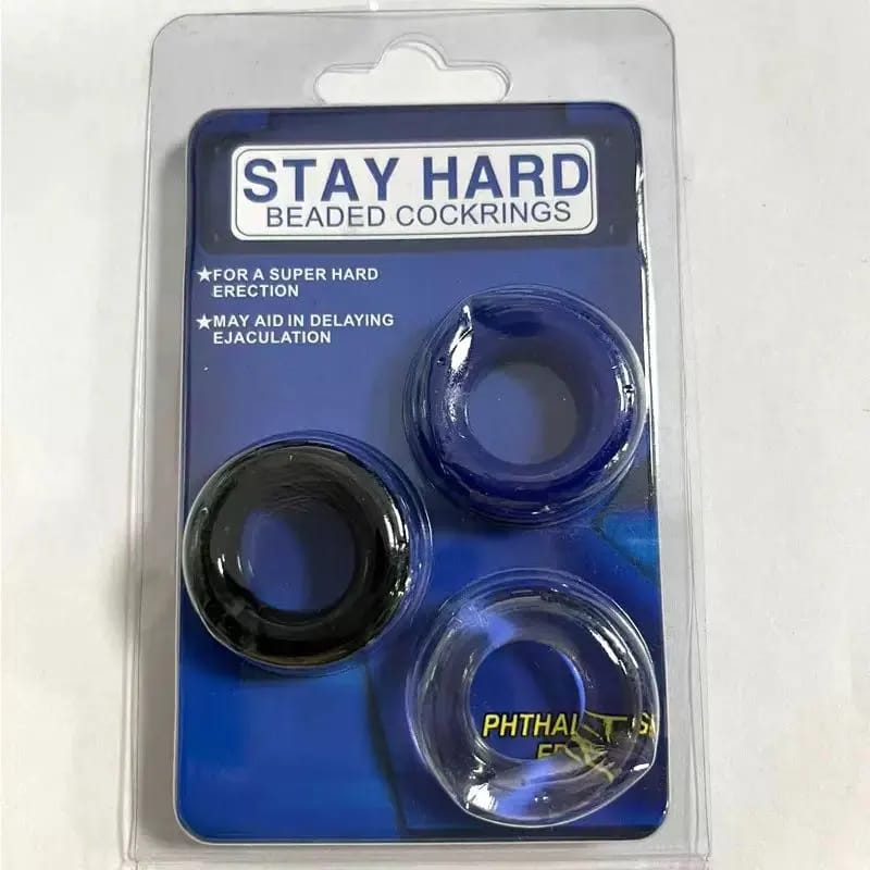 Best price for Ejaculation Delay Rings, Cock Rings 3Pcs Color-Black ...