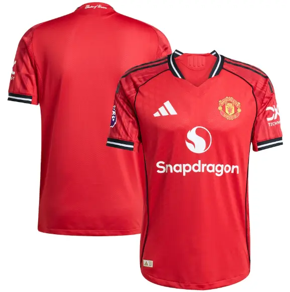 Manchester United 2025 Red Home Jersey – Men’s Breathable Football Shirt | Sports Training Shirt