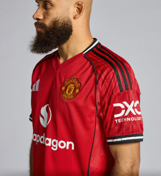 Manchester United 2025 Red Home Jersey – Men’s Breathable Football Shirt | Sports Training Shirt