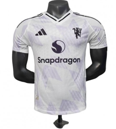 Manchester United 2025/2026 White  Jersey – Men’s Breathable Football Shirt | Sports Training Shirt