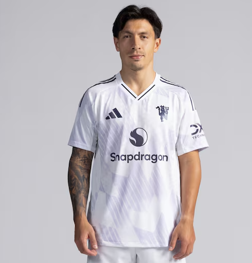 Manchester United 2025/2026 White  Jersey – Men’s Breathable Football Shirt | Sports Training Shirt