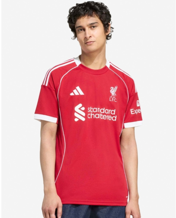 welcom home reds,Liverpool 2025/2026  Red Home Jersey – Men’s Breathable Football Shirt | Soccer Training Sportswear