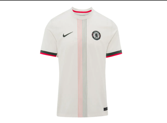 Step into the new season in iconic fashion with the Chelsea FC 2025/26 Away Jersey – Cream Edition