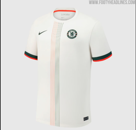 Step into the new season in iconic fashion with the Chelsea FC 2025/26 Away Jersey – Cream Edition