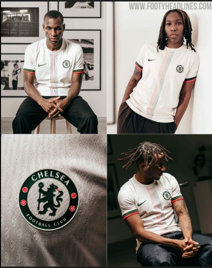 Step into the new season in iconic fashion with the Chelsea FC 2025/26 Away Jersey – Cream Edition