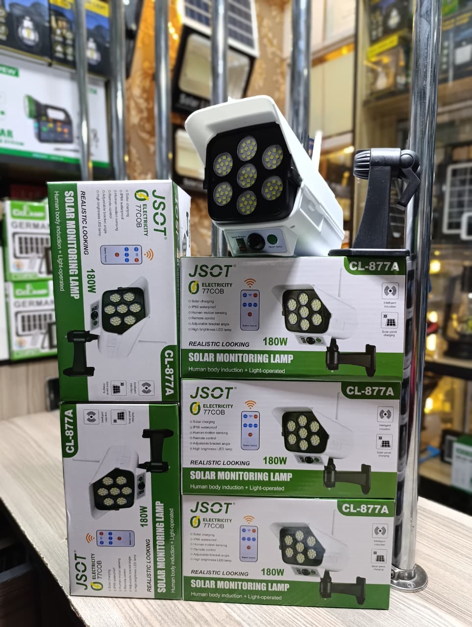 🔥🔆 180W Dummy Camera Solar Monitoring Lamp 🔆🔥

Boost your outdoor security and lighting with the powerful 180W Dummy Camera Solar Monitoring Lamp. Designed to provide bright illumination while act