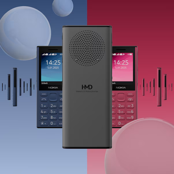 Nokia 130 MUSIC HMD Screen Size 2.4 Inches, SIM Support, Dual Sim, Battery Type 2500 MAh, Type-C Fast Charging - Phones featured phones