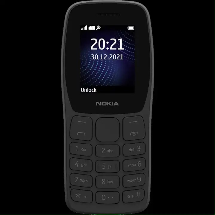 Nokia 105 Original Nokia Phone 800 mAh 1.77`` Dual SIM Cards Unlocked Cheap Durable Brand New Phone Classic Feature phone kabambe/ Featured phone katululu +FREE GIFTS