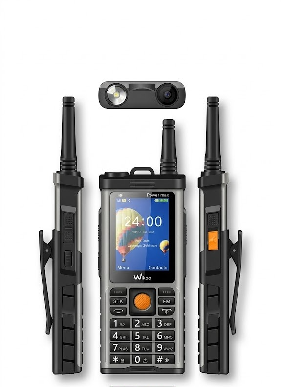 Wikoo Powermax 2.4" screen size TRIPLE SIM CARD Keypad Phone with super sound box 2500mAh battery capacity With wireless fm, Facebook ,Vibration ,Bright torch ,HD Camera featured phone