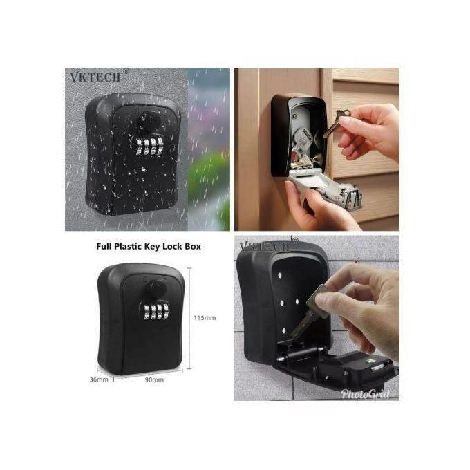 Weatherproof Wall-mounted Key Safe Password Key Box