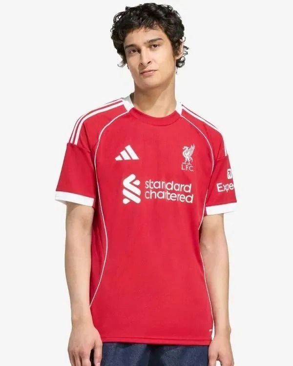 New Liverpool Home Football Kit 2025-2026 low quality Jersey - Unisex