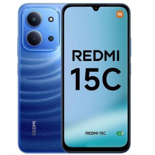 Redmi 15C - 128GB ROM + 4GB RAM(Extended UPTO 16GB) - 6.9" Display - 6000mAh - 50MP AI Dual Camera-Dual Sim