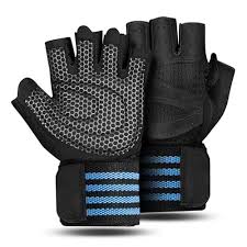Breathable Gym Workout Gloves with Wrist Support Strap, Non-Slip Weightlifting Training Gloves for Fitness, Bodybuilding, Cycling & Cross Training, Durable Anti-Sweat Grip Design