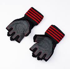 Breathable Gym Workout Gloves with Wrist Support Strap, Non-Slip Weightlifting Training Gloves for Fitness, Bodybuilding, Cycling & Cross Training, Durable Anti-Sweat Grip Design