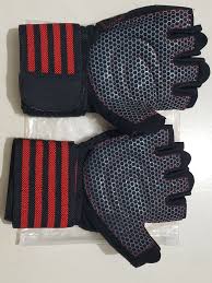 Breathable Gym Workout Gloves with Wrist Support Strap, Non-Slip Weightlifting Training Gloves for Fitness, Bodybuilding, Cycling & Cross Training, Durable Anti-Sweat Grip Design