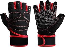 Advanced Breathable Gym Gloves with Wrist Support Strap, Non-Slip Weightlifting Training Gloves for Fitness, Bodybuilding, Cycling & Cross Training, Durable Anti-Sweat Grip Design