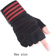 Advanced Breathable Gym Gloves with Wrist Support Strap, Non-Slip Weightlifting Training Gloves for Fitness, Bodybuilding, Cycling & Cross Training, Durable Anti-Sweat Grip Design