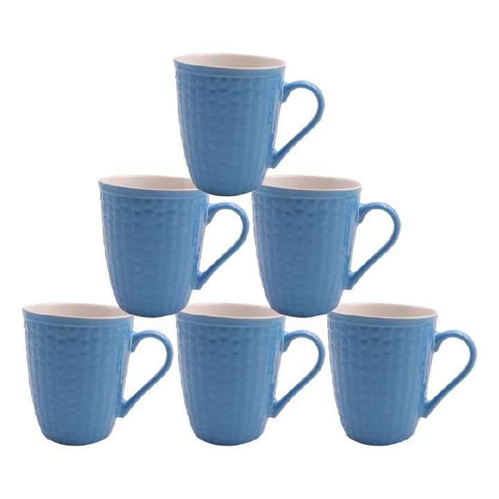 6 PCS Mugs Coffee Cups Tea Cups Milk Cups Ceramic Cups High Quality (311007793)