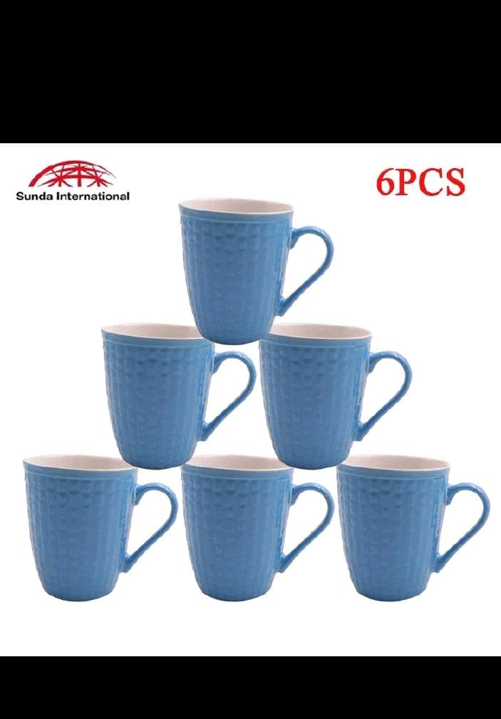 6 PCS Mugs Coffee Cups Tea Cups Milk Cups Ceramic Cups High Quality (311007793)