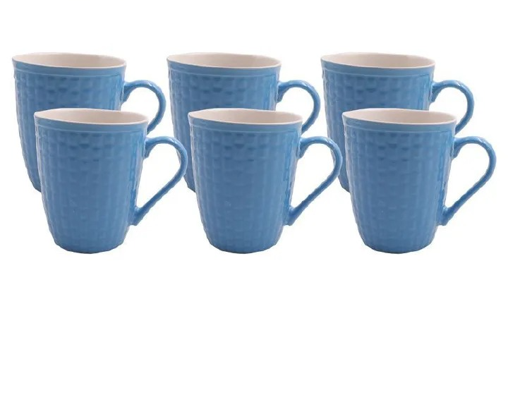 6 PCS Mugs Coffee Cups Tea Cups Milk Cups Ceramic Cups High Quality (311007793)
