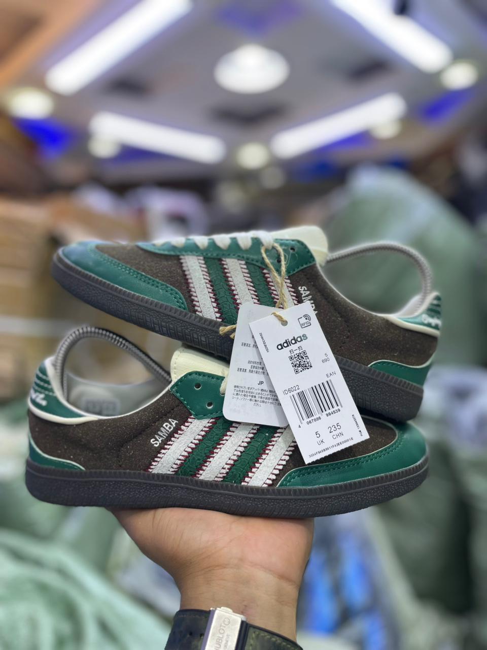 NEW, Classy MULTI COLOURED UNISEX Samba OG “END Past ' Quality leather Size 36-45 Sneakers