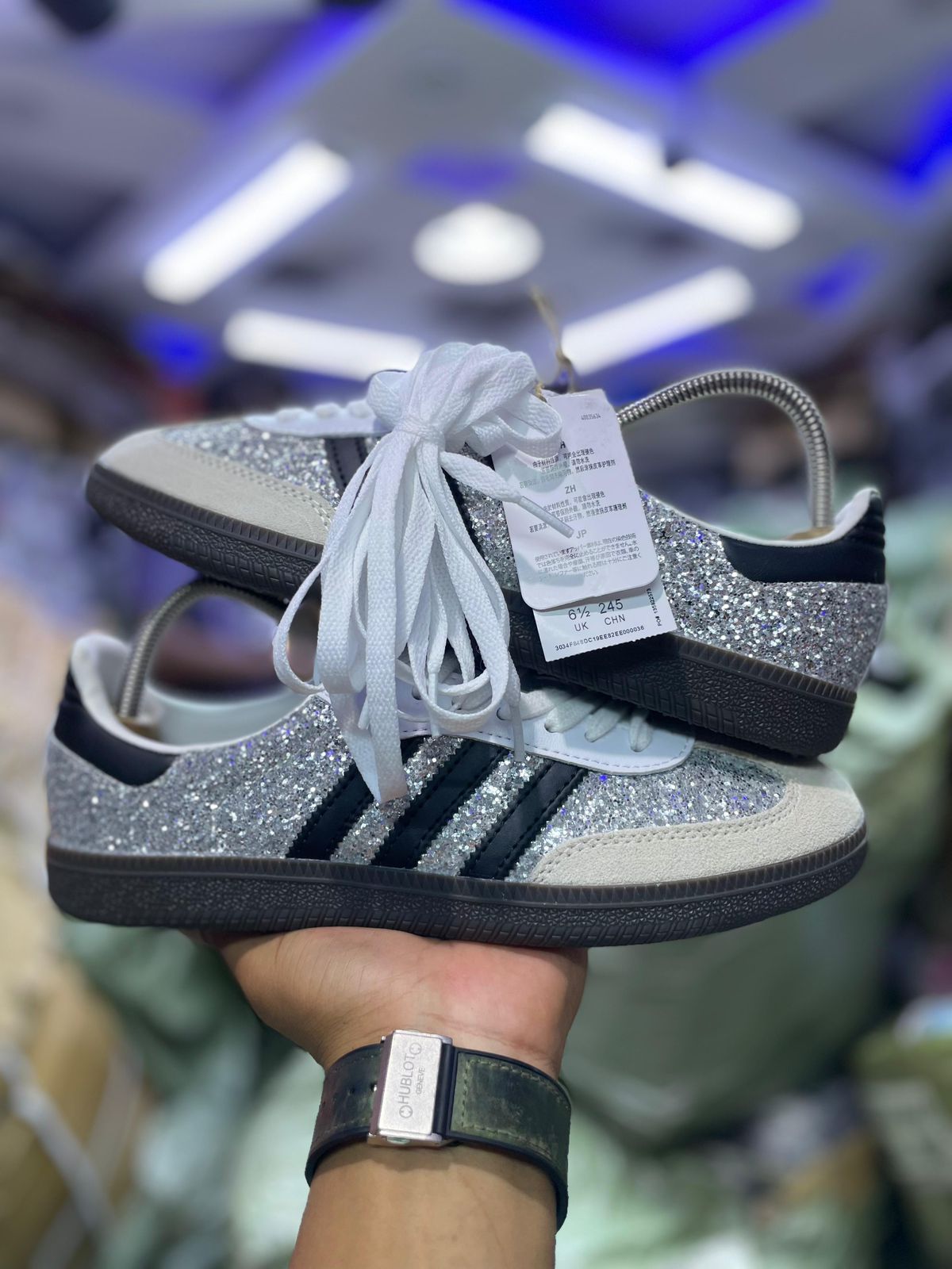 NEW, Classy MULTI COLOURED UNISEX Samba OG “END Past ' Quality leather Size 36-45 Sneakers