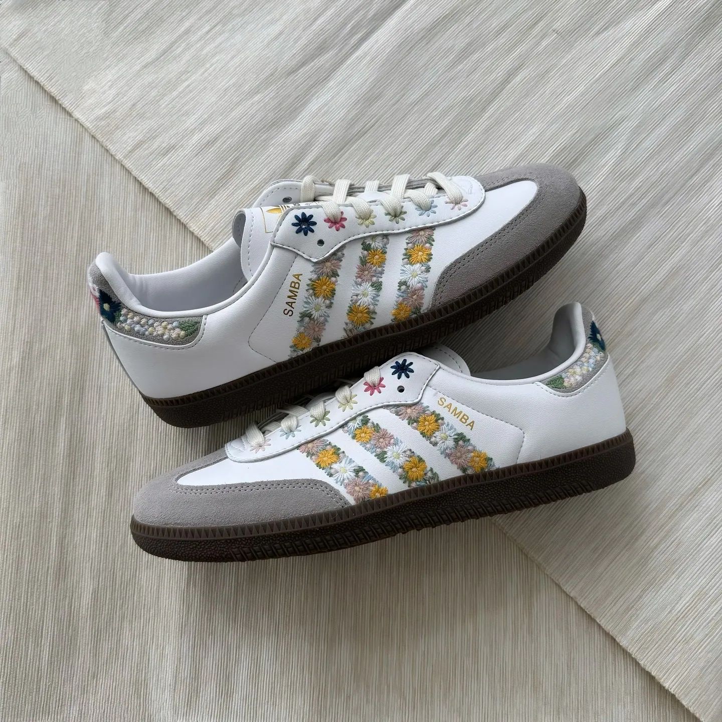 NEW, Classy MULTI COLOURED UNISEX Samba OG “END Past ' Quality leather Size 36-45 Sneakers