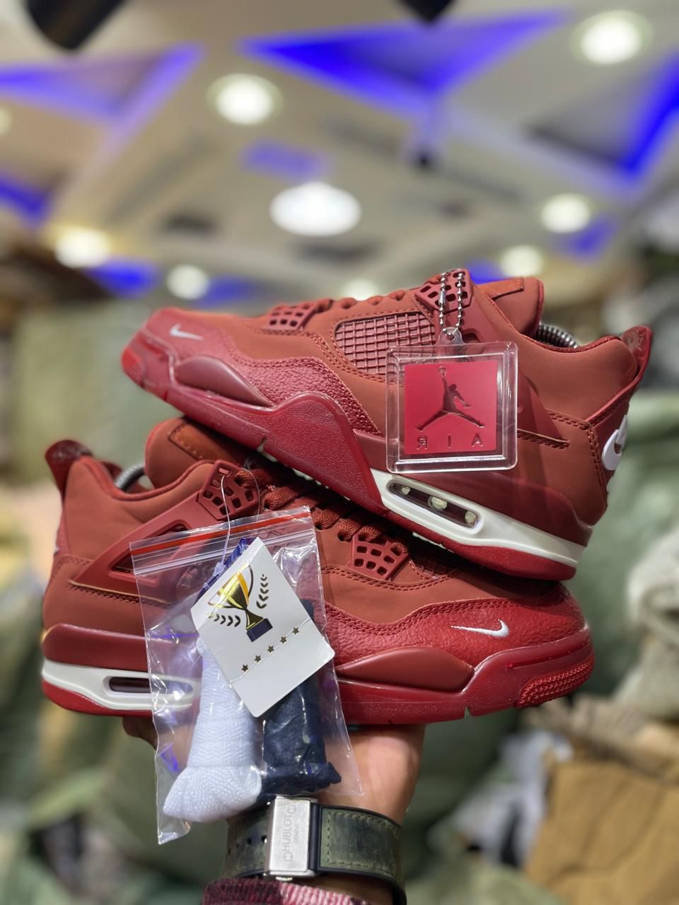 2026 Air J4 OG  Brick  by Brick Quality with extra laces Pure leather Size 39-45  Sneakers