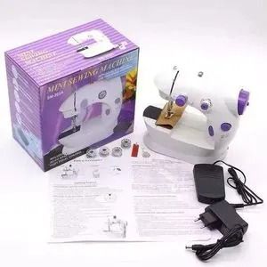 Portable Mini Handheld Household Multi Function Electric Sewing Machine with Accessories for professional and DIY.Mini sewing machine offers double threads and perfect stitch control. Nice sight and m