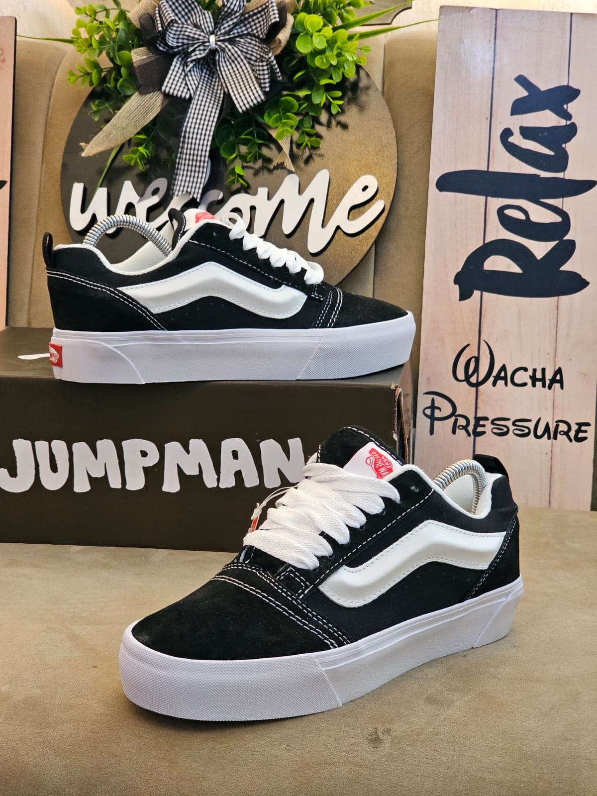 Vans KNU Skool Stack vans Off The Wall Sneakers (Best shop for Quality shoes, sneakers, casuals, boots , officials and shoe accesories)