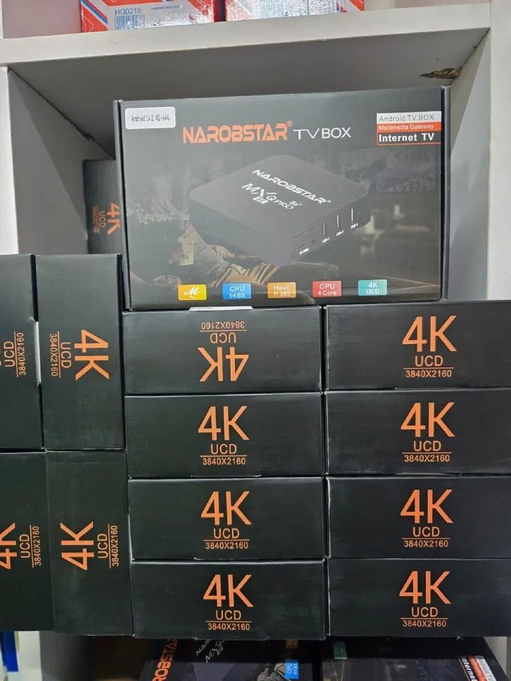 OFFER!! OFFER!! OFFER!! Mxq NAROBSTAR TV Box Box 4K 8GB + 128GB Android Internet Tv YouTube